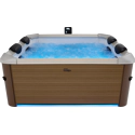 MSPA - Spa carré 140 cm x 140cm AMBER 6 places
